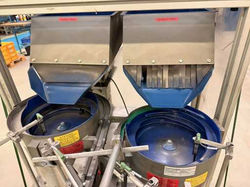 JAHN Komplettes Zuführ-, Bunker- und Sortiersystem